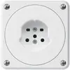 Presa INC robusto tipo 15 bianco senza copercchio 