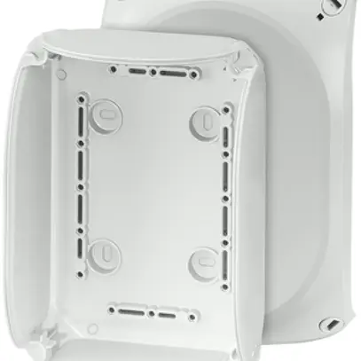 Boîte de dérivation AP Hensel KF H 10mm² sans bornes gris 