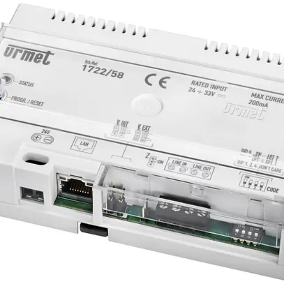 Dispositivo di inoltro di chiamata AMD Urmet 2VOICE 4 smartphone/tablet 24/33VDC 