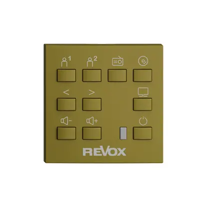 UP-Montageset EDIZIOdue F zu Voxnet mit 10 Tasten & IR-Fenster, olive 