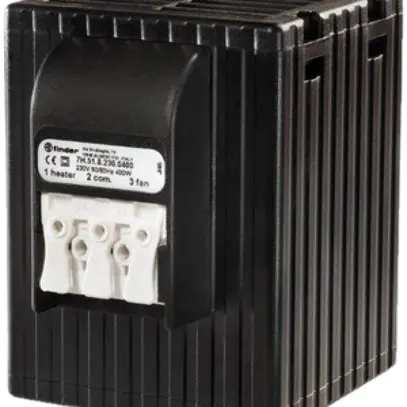 Dispositif de chauffage Finder 400W avec ventilateur 1.7A 230VAC 