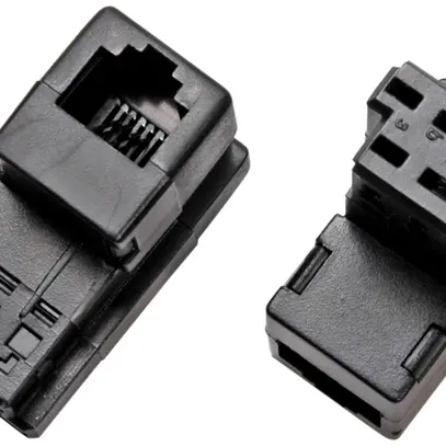 Adaptateur direct TT83m/RJ11f UTP, noir 