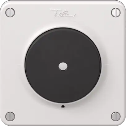 Interrupteur à poussoir lumineux NEVO N.CO lentille frontale LED jaune S3/1L bc 