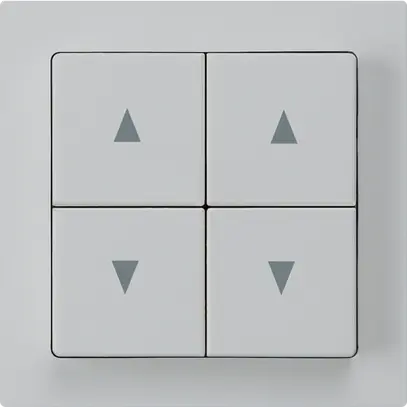 Interruttore per tappar.INC kallysto A grigio chiaro con 4 tasti 