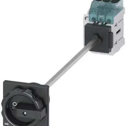 Interrupteur de charge Siemens SENTRON 3LD3 sol 40A 3L +1F/1O 66×66mm no 