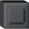 Tasto AP kallysto 2×AR/1L antracite 