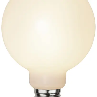 Lampada LED M. Schönenberger E27 1.2W 85lm 2700K 136mm G95 opale bianco 