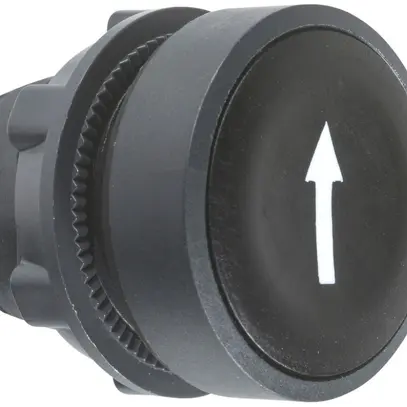 Pulsante Schneider Electric piatto bianco/nero 