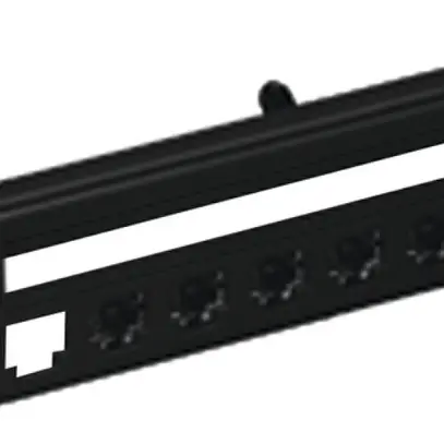 Pannello di distribuzione RJ45 ITT 24 grigio 