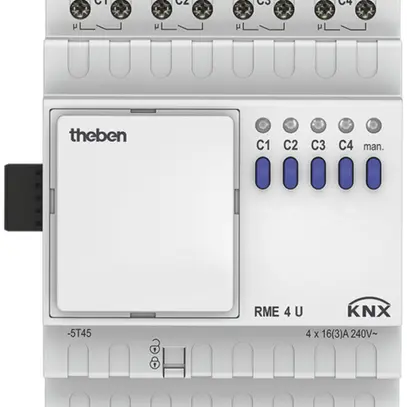 Attuatore-commutatore AMD Mix 2 RME 4 U KNX Theben 