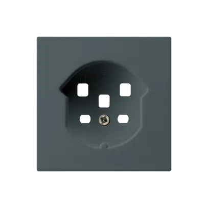 Kit frontale HA kallysto per presa tipo 25 con morsetti a innesto antracite 