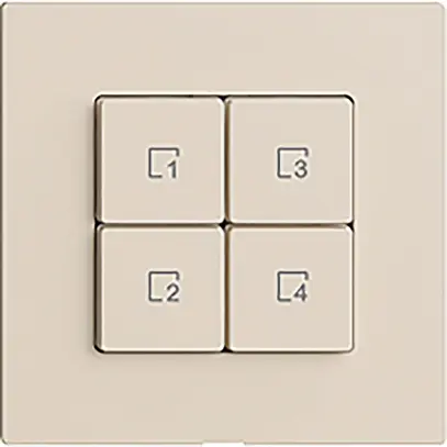 Poussoir scène 4 scènes/4T Edue Wiser crema 