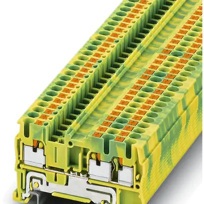 Borne 0.14…4mm² vert/jaune AWG26…12 