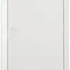 Cadre avec porte Hager volta 5-rangées 348×880×9mm IP30 blanc pur 