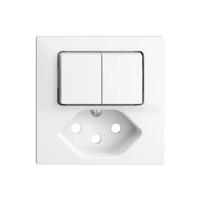 Kit frontal EDIZIOdue blanc 60×60mm T13 