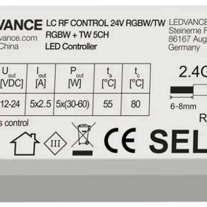 Commande pour variateur LDV LC RF RGBW/TW HF 
