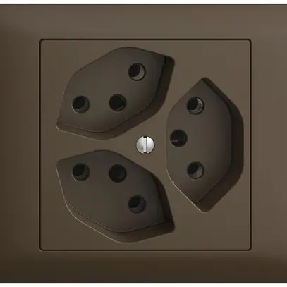 Presa INS EDIZIOdue 3×T13 coffee 3×S 