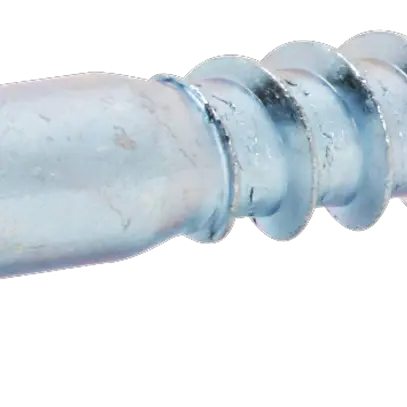 Vite per legno a testa esagonale 10×60mm DIN 571, fresa, zincata blu 