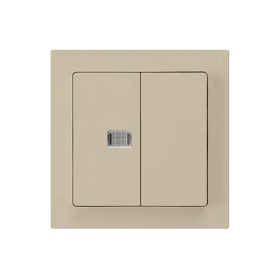 Kit frontal kallysto beige avec 1 lentille 60×60mm 