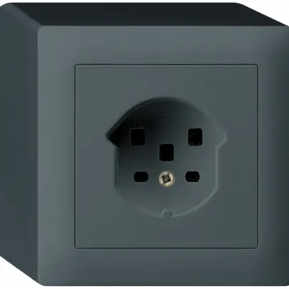 Presa AP HA kallysto tipo 25 con morsetti a innesto antracite 