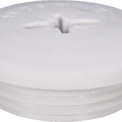 Bouchon avec rebord PA/GFK M25 gris clair 