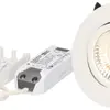 Spot LED INC maxLUCE SOLVO 8W 230V DIM 750lm 930 trou Ø80mm 38° IP44 blanc 