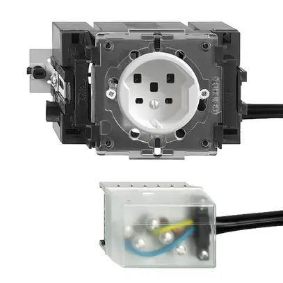 Presa INS FH T25 16A bianco 49…69mm per cavo piatto Powerbus 