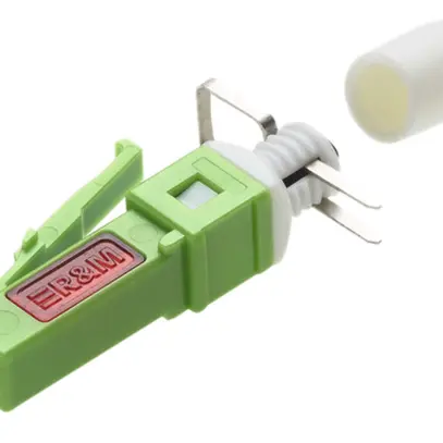 Connettore FO R&M LC/APC C/1 G657.A-Pigtail 