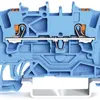 Morsetto di passaggio WAGO Top Job-S 1.5mm² 2L blu serie 2201 