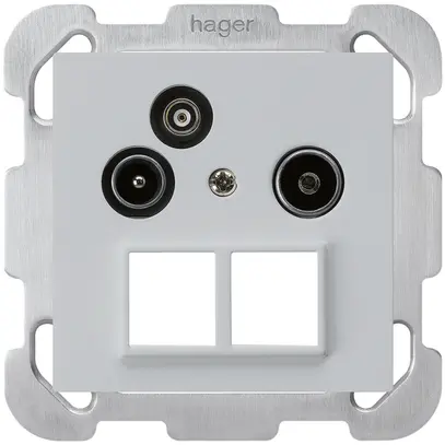 UP-Antennendose R/TV-Daten kallysto HMS B 2GHz 10.5db hellgrau 