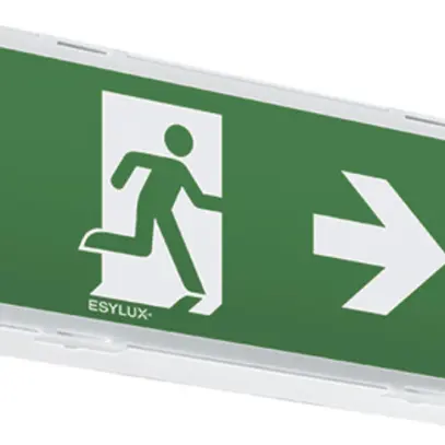 Lampada di emergenza ESYLUX SLX 24 LEDi Flat 3h, bianco 