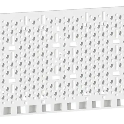 Piastra di montaggio Hager volta 95×265mm punzonatura materiale sintetico 