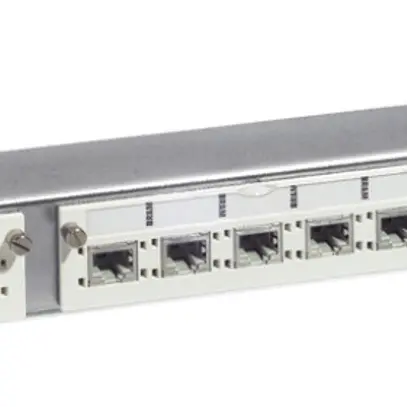 Pannello di distribuzione 19" 1UA 15×RJ45 cat.6 schermato R&M freenet 