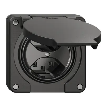 Presa NUP NEVO, 2×T23, IP21, nero 