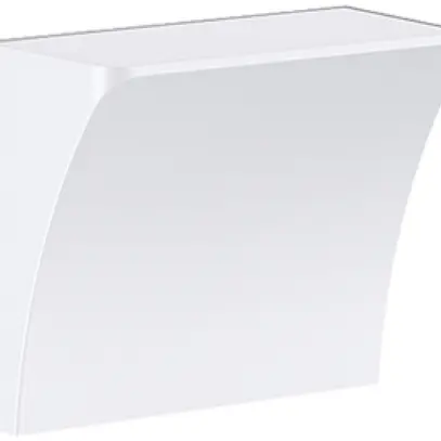 Applique LED DOTLUX FLAME 8W 632lm 3000K IP65 diretto/indiretto 140×120mm bi 