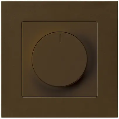 Variatore rotativo universale INC Hager kallysto.pro 20…400W/VA marrone 