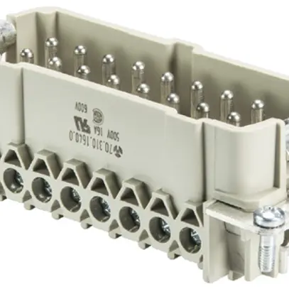 Inserto spina Wieland Electric revos BAS STS 16 2,5 50 16 16A 500V 0.5…2.5mm² 