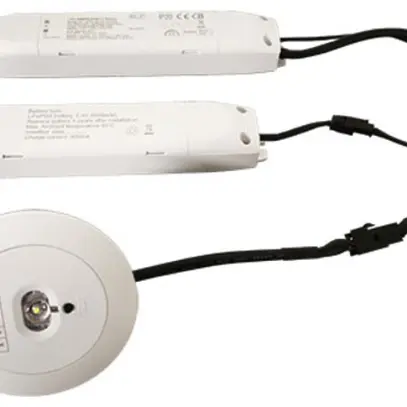 Spot anti-panico e per vie di fuga LED, AL-P, 3W, autonomia 3h, soffitto cavo 