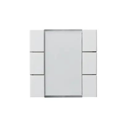 Kit frontale Hager kallysto 6×KNX systemlink/easylink bianco 