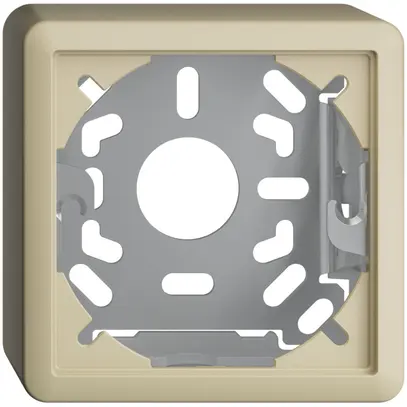 Capot avec plaque de base 39mm EDIZIOdue vanille 