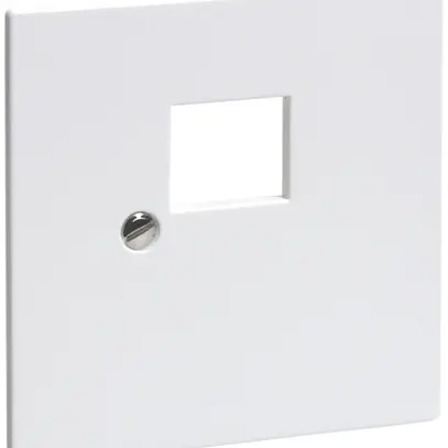 Disque frontal R&M 1RJ45 blanc 