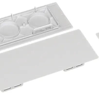 Piastra passacavi Hager Univers sinistra 