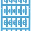 Marqueur de conducteur Weidmüller MultiCard SFC p.Ø1.5…2.5mm 21×5.8mm PA66 bleu 