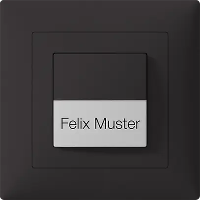 Poussoir de sonnerie ENC SIDUS B anthracite 