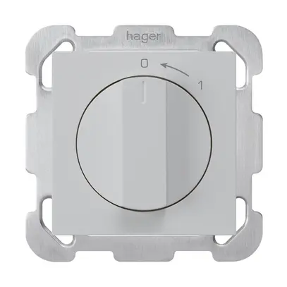 Contatto rotativo INC 0<1/1L grigio chiaro kallysto con manopola 