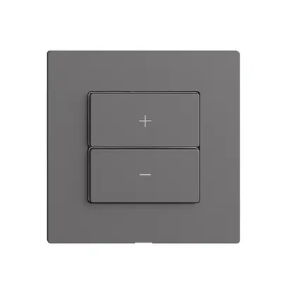 Kit recouvrement pour variateur 1c/2t Edue Wiser gris foncé 