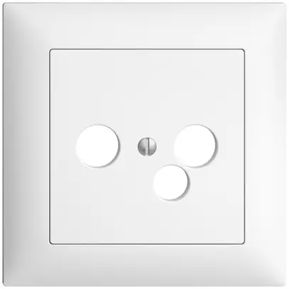 Kit frontale INC EDIZIOdue bianco 88×88mm 