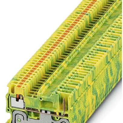 Morsetto di protezione 0.14…1.5mm² raccordo Push-in verde/giallo PT 1.5/S/1P-PE 