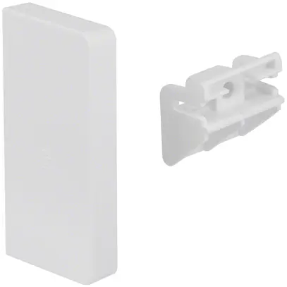 Piastra terminale tehalit SL20055 con labbra flessibile, bianco traffico 