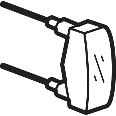 Lampada di ricambio 230V 1 marrone arancione 